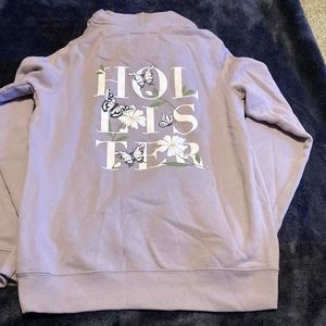 Light purple Hollister butterfly hoodie